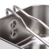 Stainless Steel Lunch Storage Box with Bamboo Lid Portable Camping