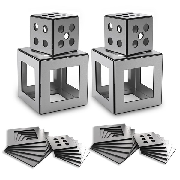 Welding Coupons Practice Kit,24 Cube Dice Frame Mild Steel Plate