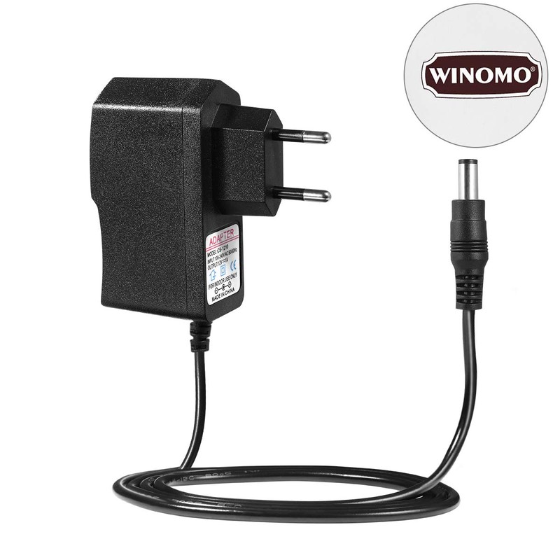 DC 12V 1A CCTV Camera Power Supply EU Plug (Black)