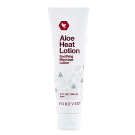 Forever Aloe Heat Lotion: Soothing Massage Cream for Stressed Muscles - Unisex, Athletes and Active Individuals