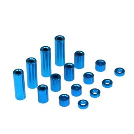 Eagle Model Mini 4WD AL 0.08 inch (2 mm) Spacer Set, Part Number: MINI4-S001-LBL