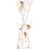 TupTam Children's Room Curtains with Bows Set of 2, Colour: