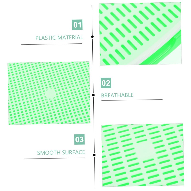 Kisangel 1set Multi-Functional Sprout Trays Wheatgrass Storage Trays Vegetable Starter