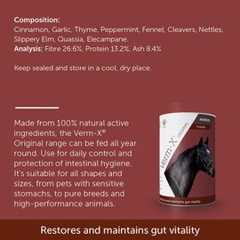 Verm-X All Natural Powder for Horses and Ponies. Supports Intestinal Hygiene. Vet Approved. UFAS Assured. Restores and Maintains Gut Vitality. Wormwood Free Recipe, transparent