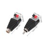 Gatuida 6pcs RCA Male Connector to Av Screw Terminal Adapter