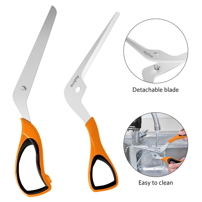 Asdirne Pizza Scissors, Pizza Cutter with Food-Grade Sharp Stainless Steel