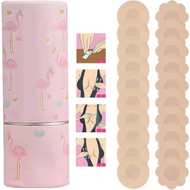 Lumbor37 Cinta Doble Cara para Ropa Cinta Doble Cara para Piel y Cuerpo /(y 20 Piezas de Pezón sin Respaldo), Accesorios de Ropa Interior de Mujer
