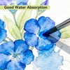 Arrtx 水彩スケッチブック A5サイズ 約21x15cm 綿100% コールドプレス 中目 300gsm 無酸性 24枚