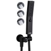 G-Promise All Metal Handheld Shower Set with 3-Function Showerwand, included