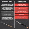 BBQ Moments Carving Fork for Meat and Vegetables, Stainless Steel