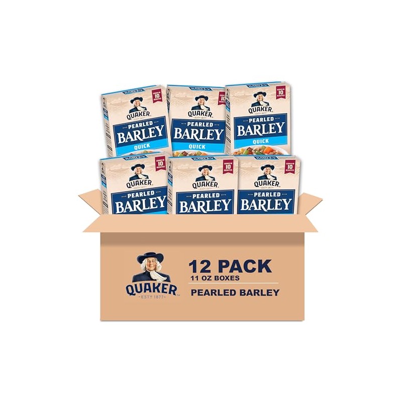 Quaker Quick Barley, 11 Ounce (Pack of 12)