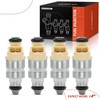 A-Premium 2 Holes Fuel Injectors Set of 4 Compatible with