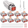 JRready ST6329-401 Deutsch DTM Connector 4 Pin 8 Sets Waterproof