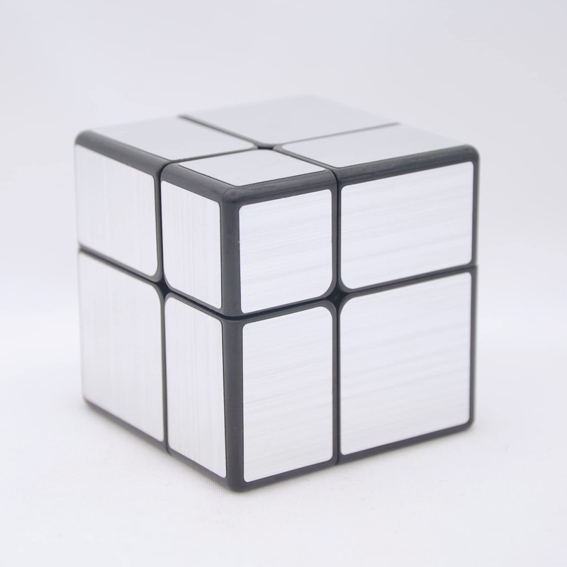 Bukefuno QY Toys Mirror 2x2 Blocks Silver Cube Magic Puzzle