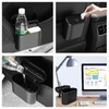 AIMALL Multifunctional Car Trash Can with Spring Lid, Foldable Hanging