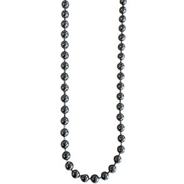 Premium Roller Blind Metal Beaded Pull Chain - Continuous Loop (100cm Drop, Black Nickel)