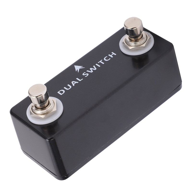 Guitar Foot Switch Pedal Dual Footswitch Tap Momentary Lock Free