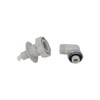 Kakudai 772-510 Washer Nipple with Leak Proof Stopper, 2 Sizes,