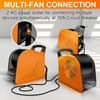 Puligoth Portable Blower Fan for Home: High Velocity Floor Fans