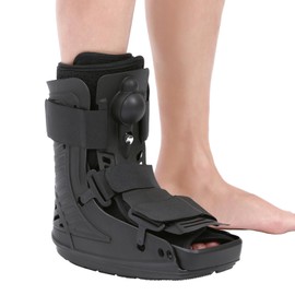 Mathgetin Air Cam Walker Boot, Short Inflatable Walking Boot Medical Recovery Orthopaedic Boots for Sprained Ankle, Broken Foot and Achilles Tendonitis (Medium)