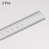 sourcing map Pack of 2 Flexible Films Ruler 60 cm
