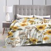 Goat Blanket Goat Sunflower Decor Animals Throw Blanket Gifts for