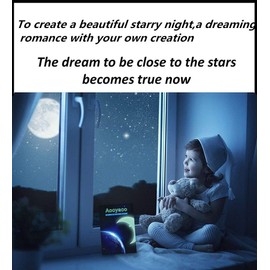 aooyaoo Aooyaoo Glow in The Dark Stars Wall Stickers, Glowing Stars for Ceiling and Wall Decals, 3D Glowing Stars,Excluding The Moon，Perfect for Kids Bedding Room or Party Birthday Gift(452Pcs, Green)
