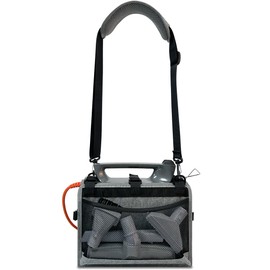 Carrying Bag Compatible with Hoover Portapower Canister Vacuum CH30000 Waist Pack with Padded Shoulder Straps Waist Belt Attachments Accessories (PATENT DESIGN)