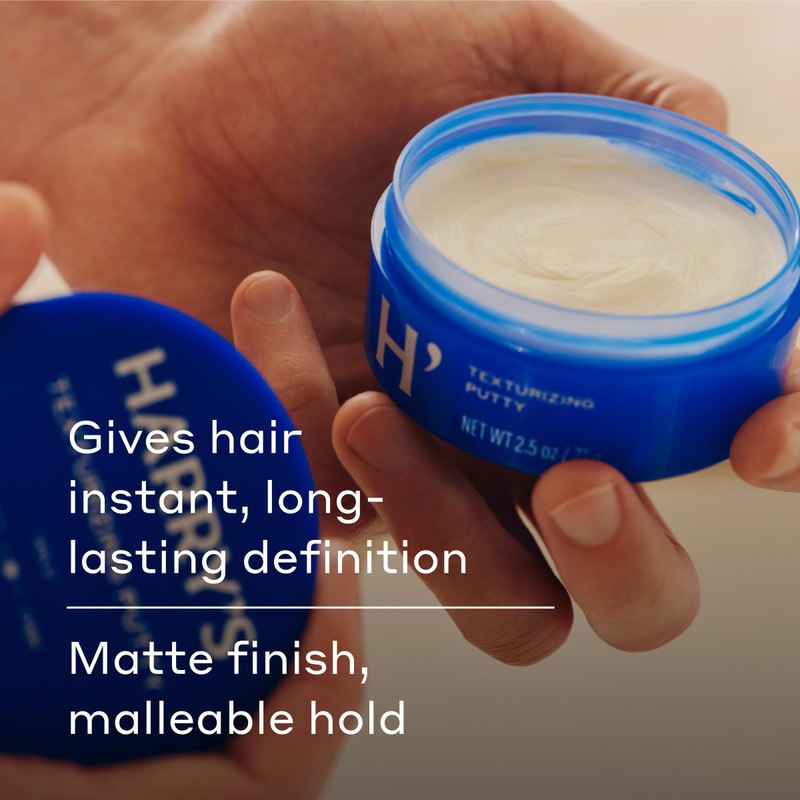 Harry's Texturizing Hair Putty for Men with Malleable Hold with