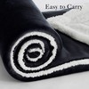 RYB HOME Sherpa Fleece Throw Blankets, Super Soft Fluffy Reversible