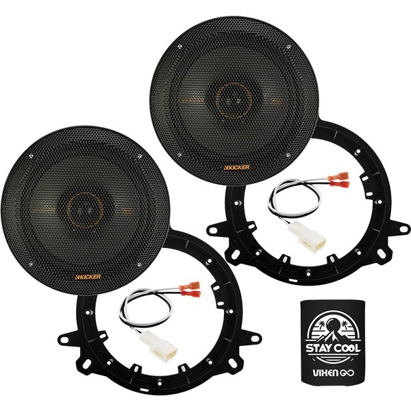KICKER Speakers 6.5 inch for Toyota 4Runner 2003-2024 Upgrade Kit