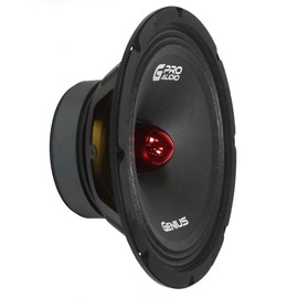Genius Audio MR801BP 8" Midrange Speaker 1.5" Vc - 600 Watts - 300 Watts Max - Car Audio Speaker 4 Ohm - Plastic Bullet