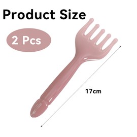 2 Pcs Head Massage Tools Light Brown,Head Massager Five Claw Handheld Comb Resin Relax Massage Tool,Scalp Massager Guasha Scalp Comb,Spa Equipment,for Neck Lymph Every Part of The Body