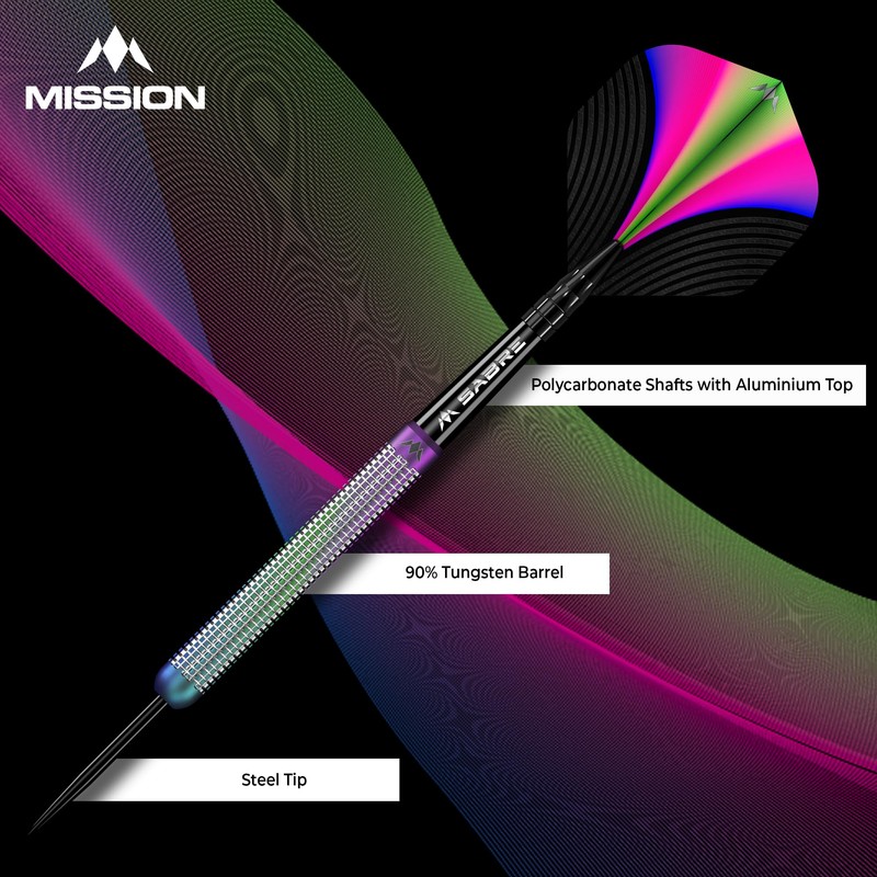 Mission | Aurora Darts | Steel Tip | 90% Tungsten