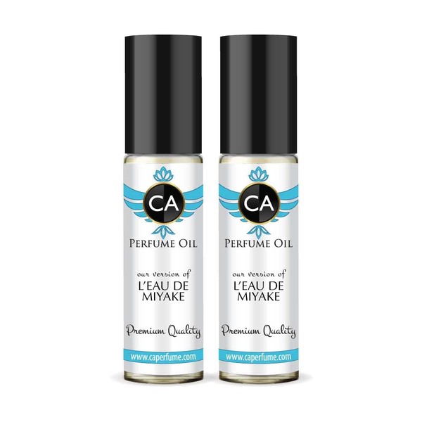 CA Perfume Impression of Issey M. L'eau De Miyake For Men Replica Fragrance Body Oil Dupes Alcohol-Free Essential Aromatherapy Sample Travel Size Concentrated Long Lasting Attar Double Roll-On