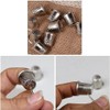 3Pcs Silver Thimbles Tailor Sewing Tool Metal Grip Finger Shield