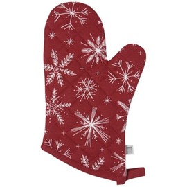 Now Designs Classic Oven Mitt, Snowflakes (NOM2410D)