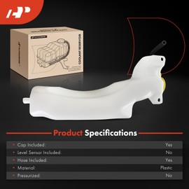 A-Premium Engine Coolant Overflow Recovery Reservoir Tank [with Cap & Hose] Compatible with Subaru Forester 2014 2015 2016 2017 2018, Automatic or Manual Transmission