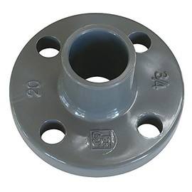 Hashimoto Sangyo Co., Ltd. HS Valve, TS Flange, U-PVC HS Flange, 5K TS Type, Connection Diameter 65A, Model 5KTSF65