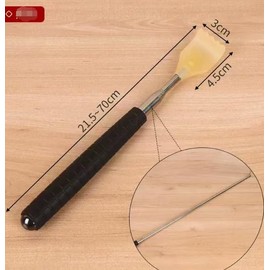 ASEANAO Itching and Scratching Without Seeking Help Magnetic Bead acupoint Massager Stainless Steel Retractable Scratch rake (00034)