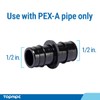 (Pack of 25) Topaipe 1/2 Inch PPSU PEX-A Expansion Coupling,