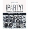 Unique 83822 Black Prismatic 13th Birthday Confetti, 5 oz 1