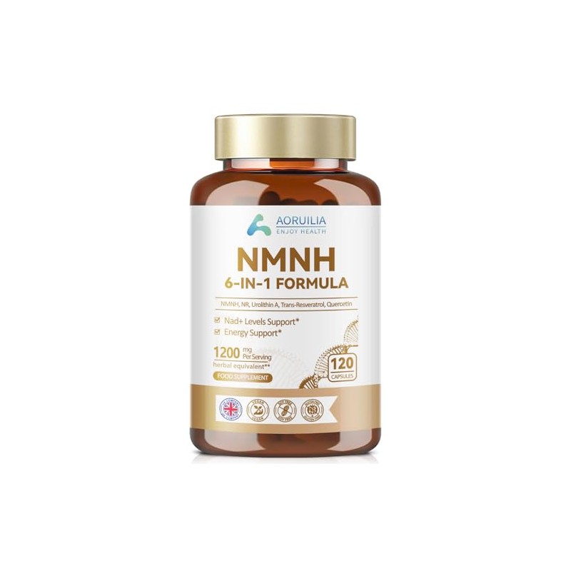 NMNH Supplement 1200mg, 6 in 1 NAD+ Alternative with Trans-Resveratrol