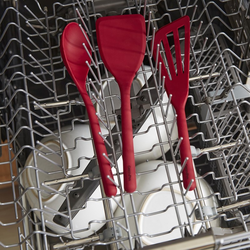 GreenPan Silicone Ladle, Soup Mixing Stirring Serving, Cooking Kitchen Utensil,