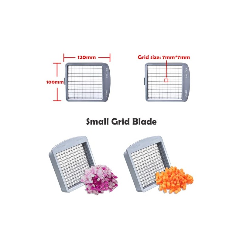 Replacement Blades - 2 PCS (Small grid blade-7mm)