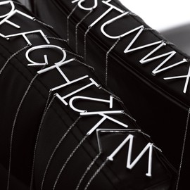 Big Letter Necklace Stainless Steel Initial Pendant Best Friends Jewelry for Women Her Wedding Birthday Christmas (Silver J)