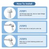 Klanata Wiper Linkage Bushings, 1 Pair Windshield Wiper Linkage Clips,