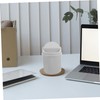 ULTECHNOVO Small Trash Can with Rotating Lid: Tiny Wastebasket for