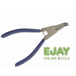 Circlip Snap Ring Pliers in Internal, External, Bent & Straight - 7" (180mm) (External Bent)