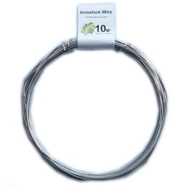 10 Metres of 1.25mm Aluminium Armature Frame * Modelling Wire